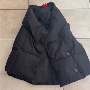 Pretty Rugged Puffer Vest with Button Details